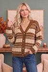 Stripe a Pose Knit Cardigan