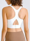 Millennia Double Take Square Neck Racerback Cropped Tank