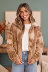 Homecoming Faux Fur Zip Up Jacket