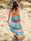 Tie-Dye Halter Neck Dress