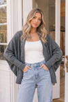 Welcome Home Gray Wrap Cardigan