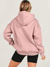 Dropped Shoulder Long Sleeve Hoodie