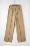 Drawstring Wide Leg Pants with Pockets