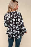 Fleur with Flair Ruffle Sleeve Blouse