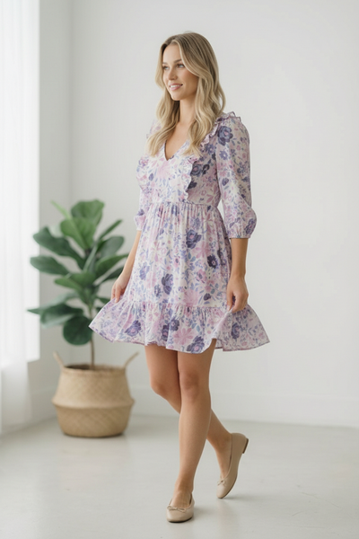 The Sweet Serenade Floral Dress