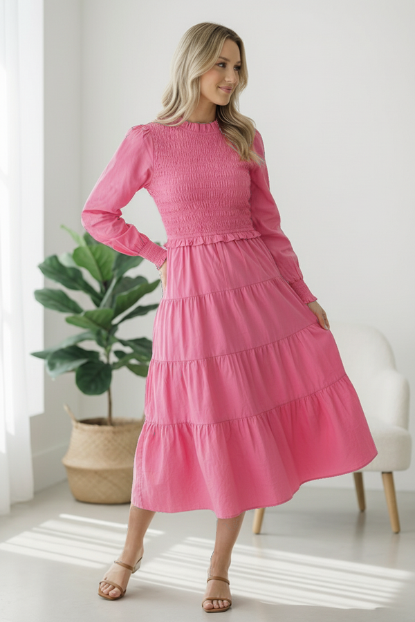 On a Sugar Rush Smocked Midi Dress