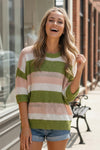 Spring Grove Stripe Knit Tee