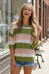 Spring Grove Stripe Knit Tee