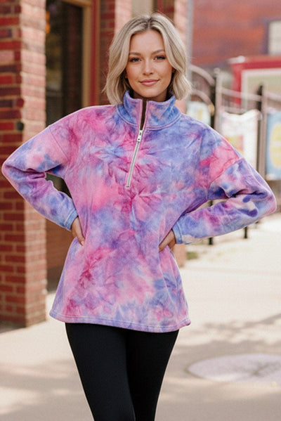 Pastel Skies Fleece Pullover