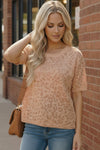 Blush Safari Knit Tee