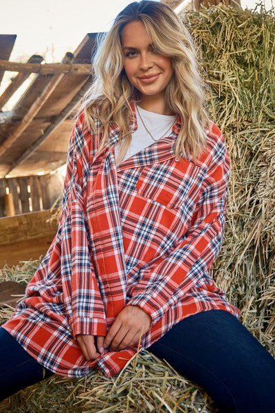 The Fireside Crush Plaid Button Down