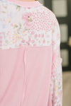 A Little Bias Printed Patchwork Top