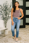 Amelia High Waist Ankle Straight