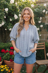 Easy Does It Puff Sleeve Blouse