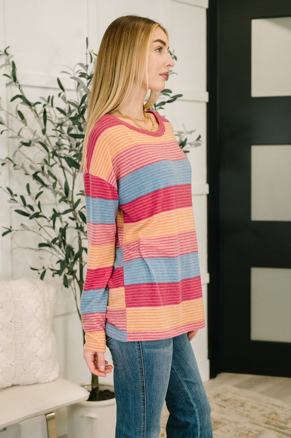 Back Home  Drop Shoulder Top