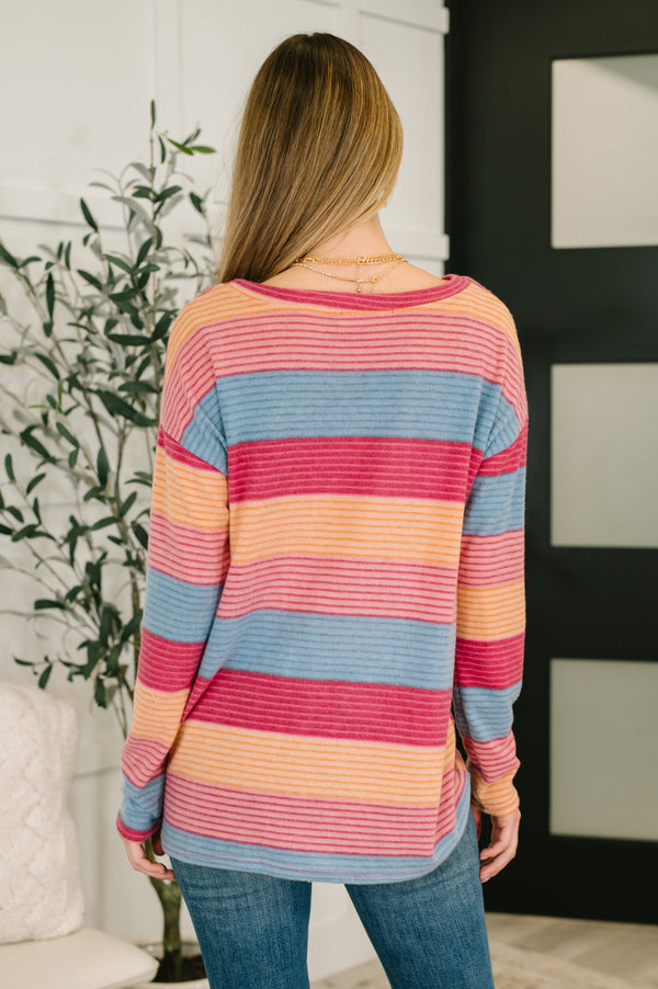 Back Home  Drop Shoulder Top