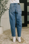 Bella High Waist Soft Barrel Stitch Thru Pocket