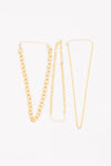 Big, Bold and Beautiful Layered Chunky Necklace in Gold
