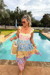 PREORDER: Floral Rainbow Swim Set