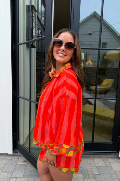 PREORDER: Fruit Salad Button Down Top