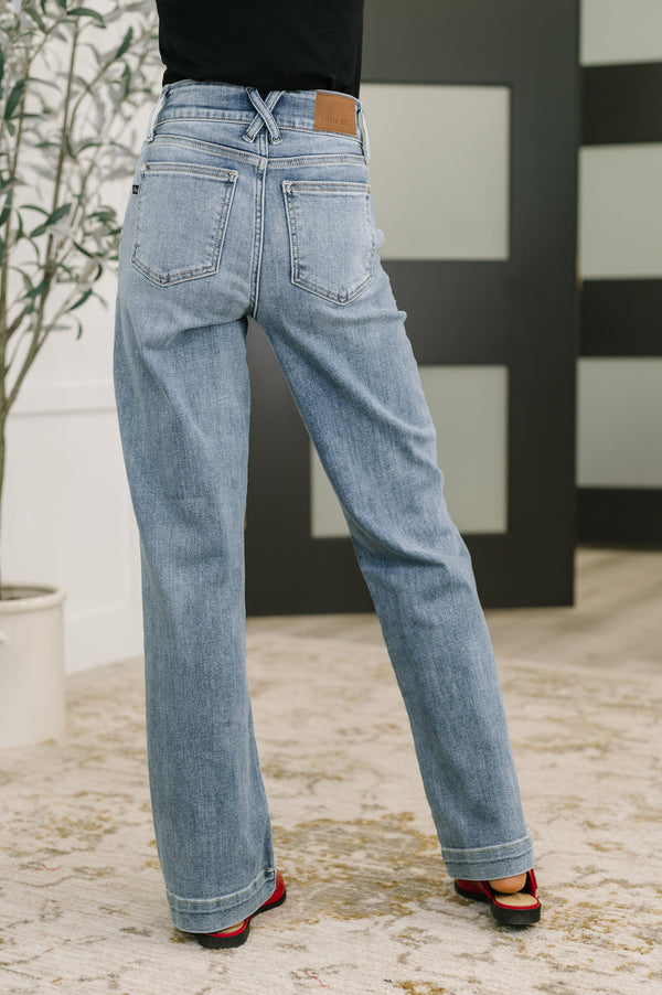 Carrie High Waist Trouser Wide Leg