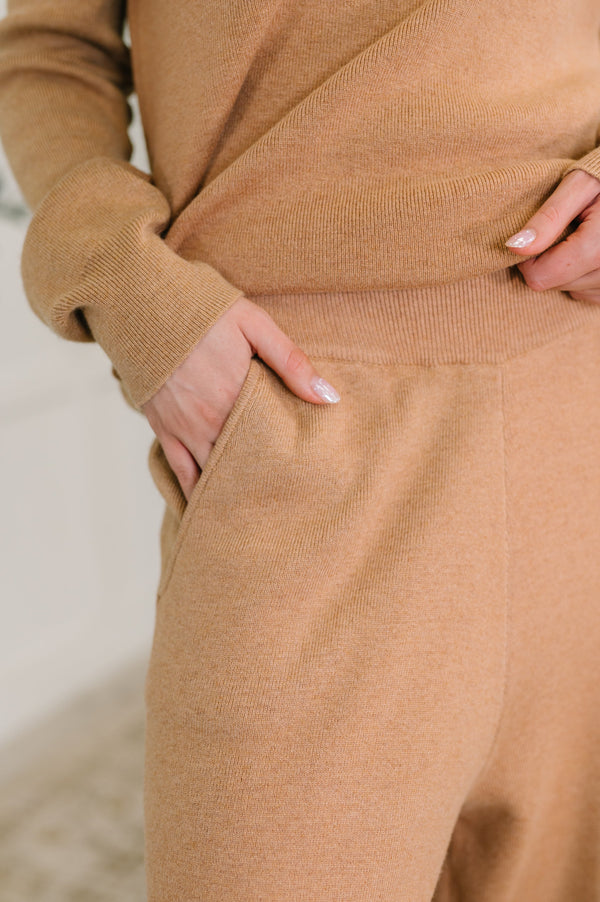Clove Culottes in Camel