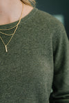 Clove Sweater in Moss