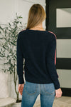 Couldn't Be Happier Color Block Long Sleeve Top