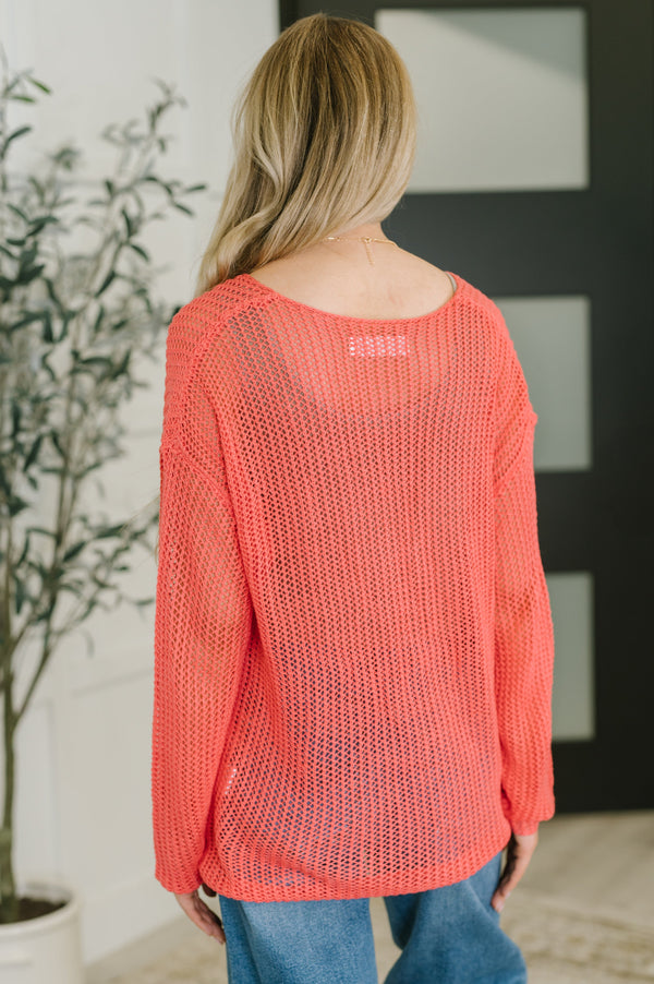 Desert Bloom Loose Knit Sweater