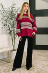 Don't Let Me Miss It Color Block Detail Top