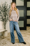 Down to Every Detail Drop Shoulder Long Sleeve in Stone Taupe