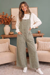 Olive You So Much Wide Leg Overall