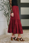 Easy Pick Tiered Maxi Skirt
