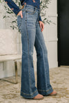 Eva High Waist Flare Tummy Control Double Button WB