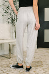 Every Second, Every Hour Jogger Bottoms in Heather Grey