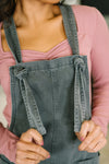 Exactly Where You Are Jumpsuit in Ash Black