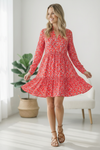 Cherry Blossom Twirl Floral Dress