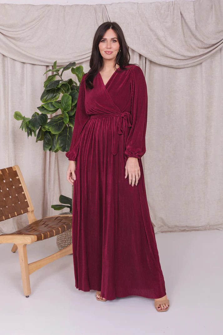 modest dresses for women, black maxi dress, modest dresses, christmas red v-neck maxi