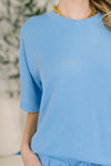 Fight the Feeling Top and Bottom Set in Sky Blue