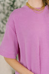 Fight the Feeling Top and Bottom Set in Spring Violet