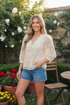 Daisy Dreams Lace Bow Blouse