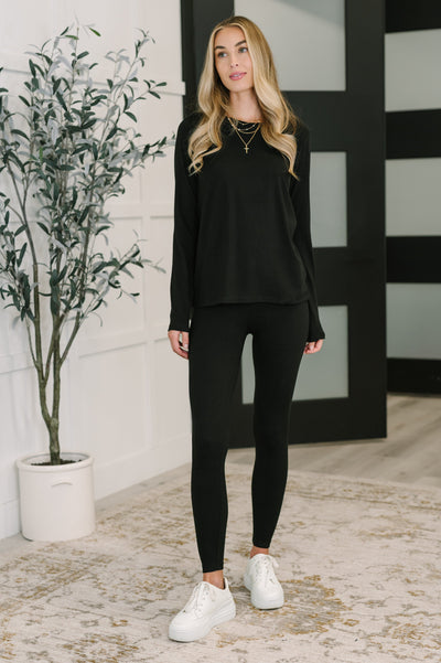 Get Me Cozy Set in Black