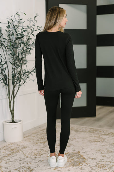 Get Me Cozy Set in Black