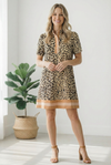 Sweeter Than Honey Banded Leopard Dress