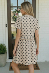 Spotted Something Sweet: Polka Dot Ruffle Mini Dress