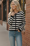 The Parisian Stripe Cardigan
