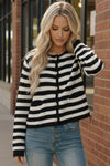 The Parisian Stripe Cardigan