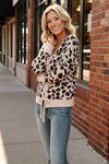 Leopard Love Lace-Up Cardigan