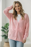 The Pink Daydream Netted Cardigan
