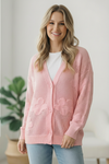 The Pink Daydream Netted Cardigan